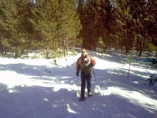 paseando por la nieve